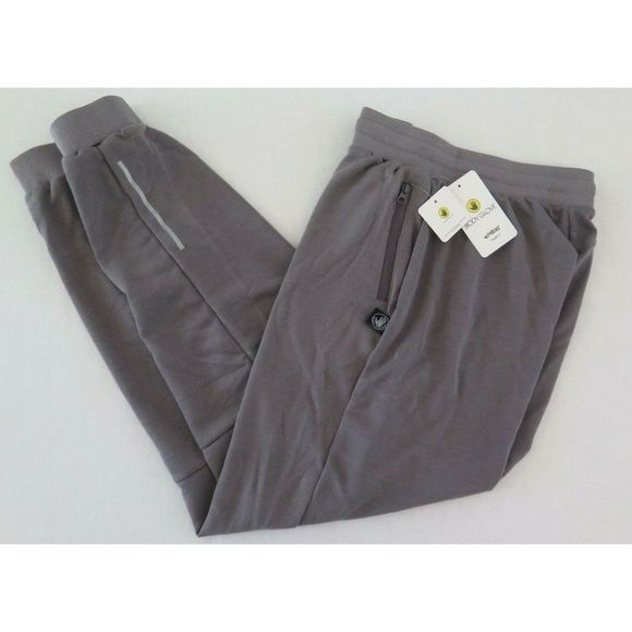 Body Glove BGJ1383 002 Women's Sz L Gray Media Pocket Jogger Pants $70 - Picture 1 of 4